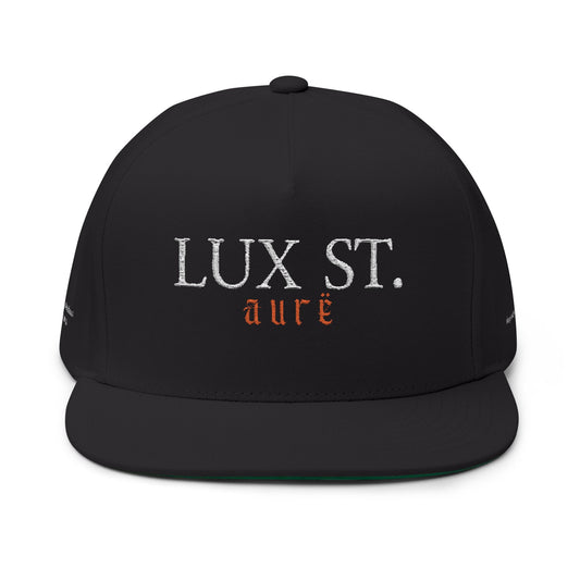 LUX STREET EMBROIDERED FLATBILL SNAPBACK